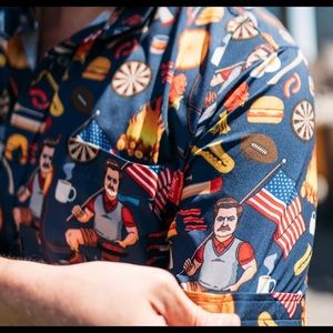RSVLTS Ron Swanson Button Down